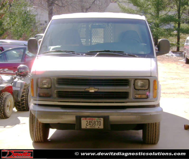 This Chevy 1 Ton Van came in for an intermittent misfire complaint