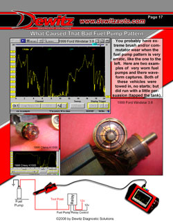 fuel injector oscilloscope pattern