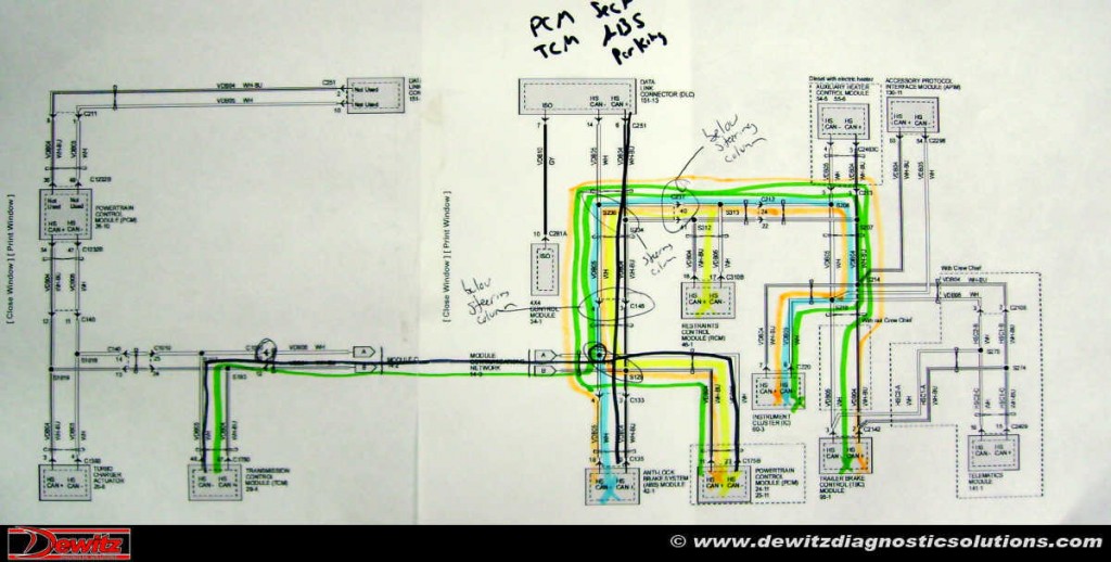 Ford Trailer Light Wiring Diagram from www.dewitzdiagnosticsolutions.com